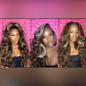 Sensationnel Latisha HD Lace 13x6 Lace Wig - Flamboyage Mocha